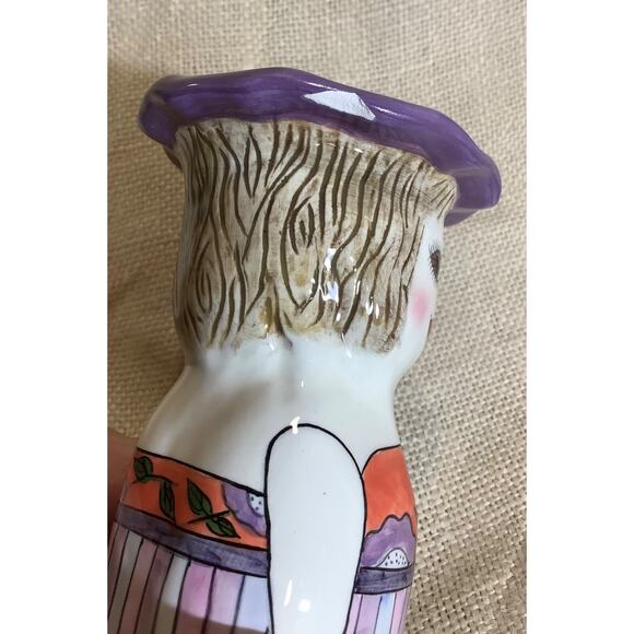 Vintage Belle Casa by GANZ signed SUSAN PALEY lady bud vase BLOSSOM - Picture 5 of 7